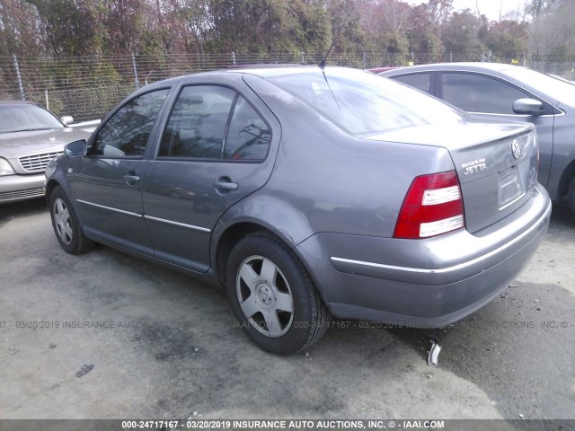 3VWRK69MX4M120656 - 2004 VOLKSWAGEN JETTA GL GRAY photo 3