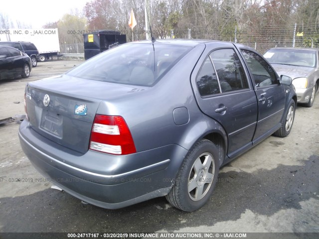 3VWRK69MX4M120656 - 2004 VOLKSWAGEN JETTA GL GRAY photo 4