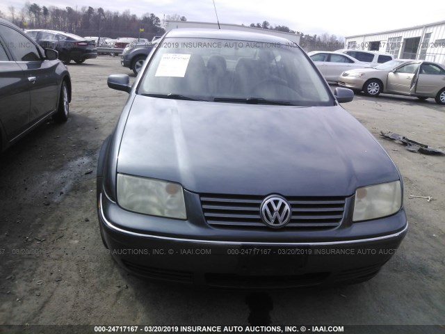 3VWRK69MX4M120656 - 2004 VOLKSWAGEN JETTA GL GRAY photo 6