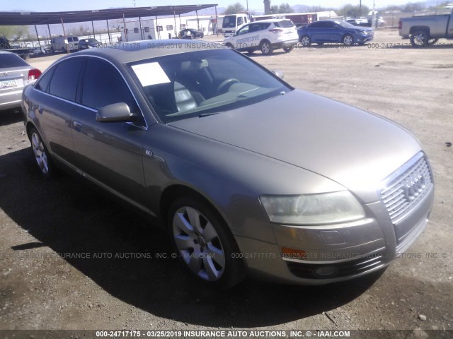 WAUDG74F15N100491 - 2005 AUDI A6 3.2 QUATTRO GOLD photo 1