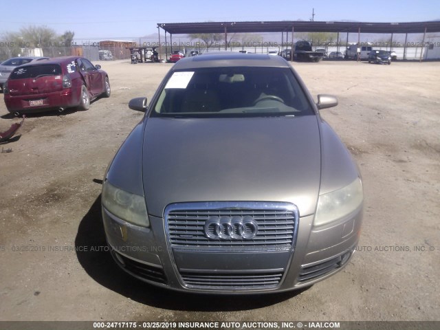 WAUDG74F15N100491 - 2005 AUDI A6 3.2 QUATTRO GOLD photo 6