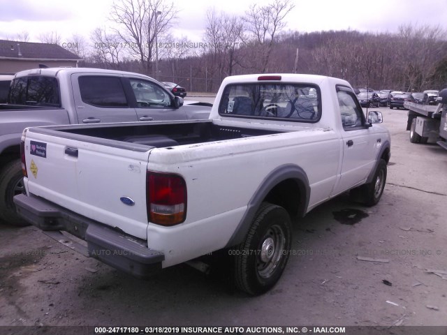 1FTCR11UXTTA26957 - 1996 FORD RANGER WHITE photo 4