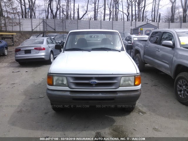 1FTCR11UXTTA26957 - 1996 FORD RANGER WHITE photo 6