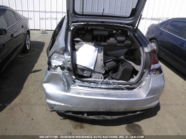 JHMZE2H7XCS002626 - 2012 HONDA INSIGHT EX SILVER photo 6