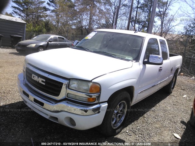 1GTEC19Z66Z163082 - 2006 GMC NEW SIERRA WHITE photo 2