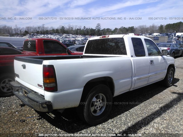 1GTEC19Z66Z163082 - 2006 GMC NEW SIERRA WHITE photo 4