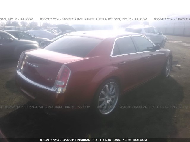 2C3CCAAG9CH132877 - 2012 CHRYSLER 300 MAROON photo 4