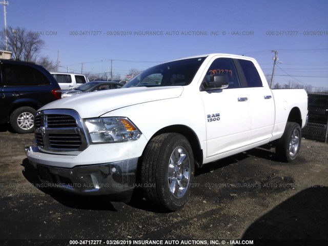 1C6RR7GG9JS231355 - 2018 RAM 1500 SLT WHITE photo 2