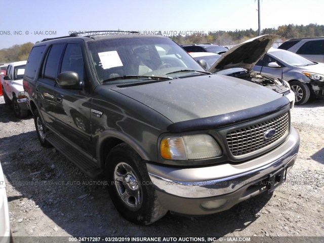 1FMEU17L5YLB08684 - 2000 FORD EXPEDITION EDDIE BAUER GREEN photo 1