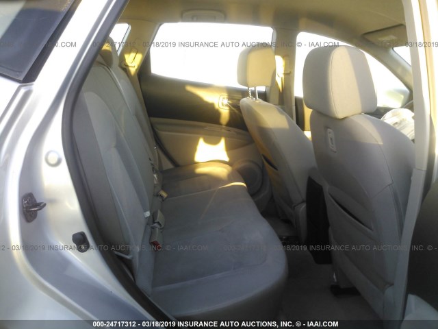 JN8AS5MT7BW173938 - 2011 NISSAN ROGUE S/SV/KROM SILVER photo 8
