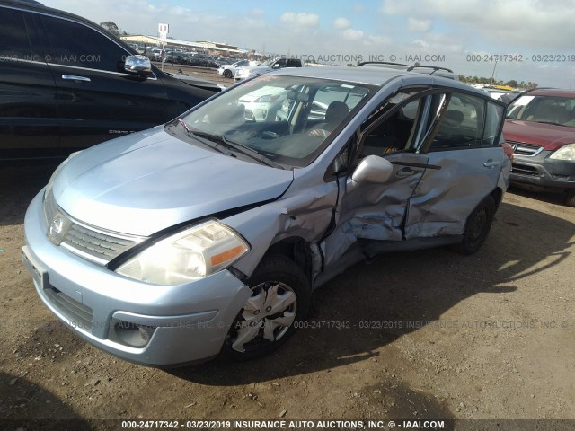 3N1BC13E39L399311 - 2009 NISSAN VERSA S/SL BLUE photo 2