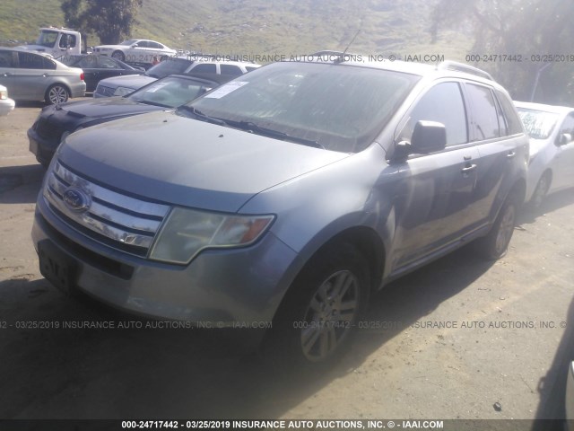 2FMDK36C37BB65544 - 2007 FORD EDGE SE GRAY photo 2