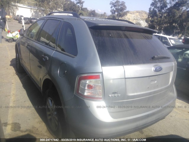 2FMDK36C37BB65544 - 2007 FORD EDGE SE GRAY photo 3