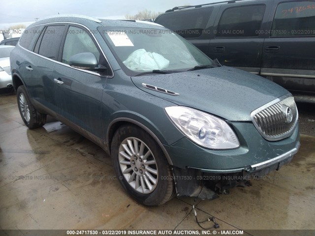 5GAEV23D59J138823 - 2009 BUICK ENCLAVE CXL GREEN photo 1