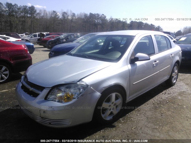 1G1AF5F55A7164798 - 2010 CHEVROLET COBALT 2LT SILVER photo 2