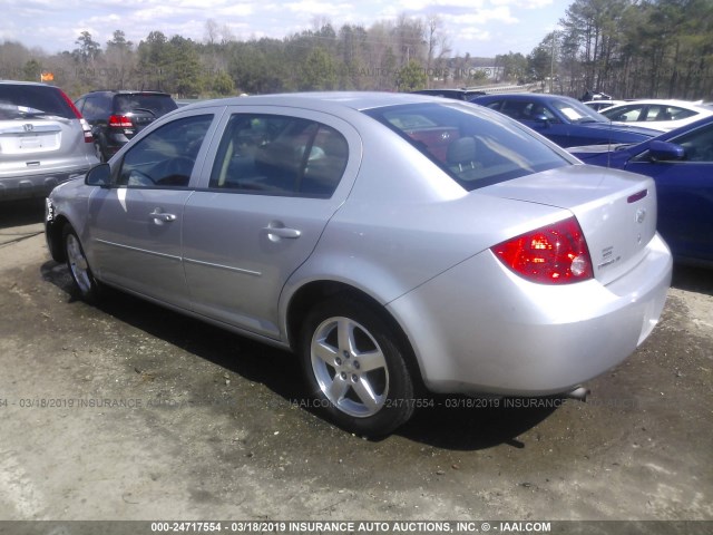 1G1AF5F55A7164798 - 2010 CHEVROLET COBALT 2LT SILVER photo 3