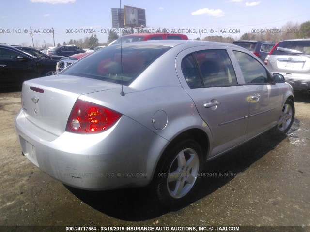 1G1AF5F55A7164798 - 2010 CHEVROLET COBALT 2LT SILVER photo 4