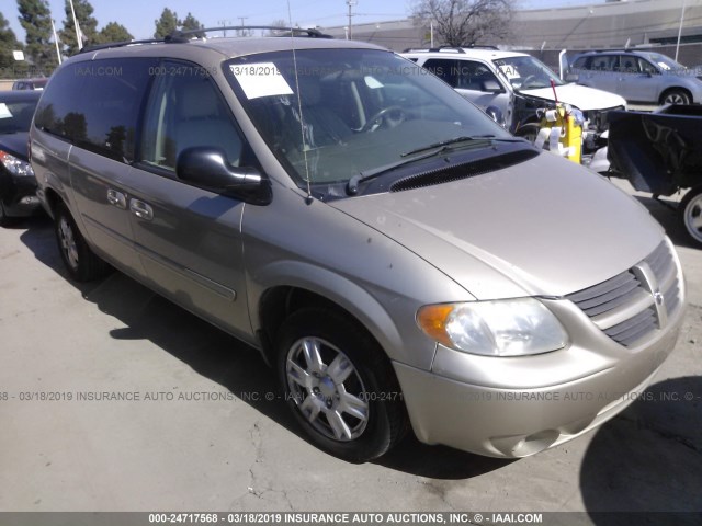 2D8GP44L05R168192 - 2005 DODGE GRAND CARAVAN SXT Champagne photo 1