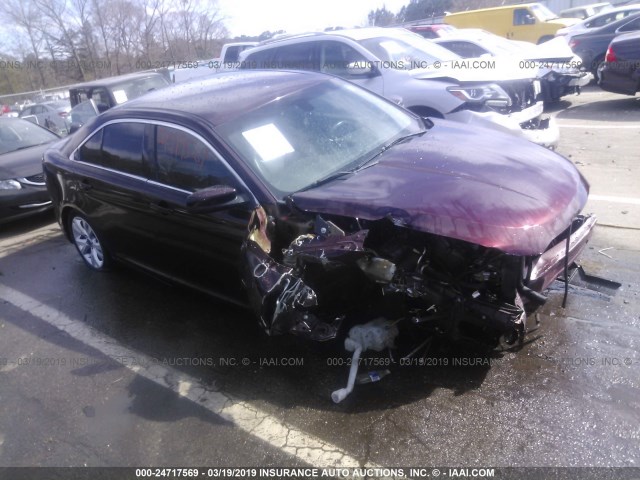 1FAHP2EW8BG132799 - 2011 FORD TAURUS SEL BURGUNDY photo 1