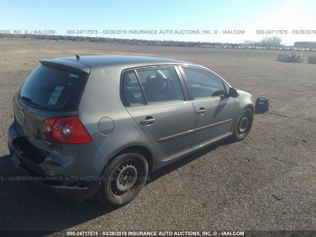 WVWDS71K57W011054 - 2007 VOLKSWAGEN RABBIT GREEN photo 4