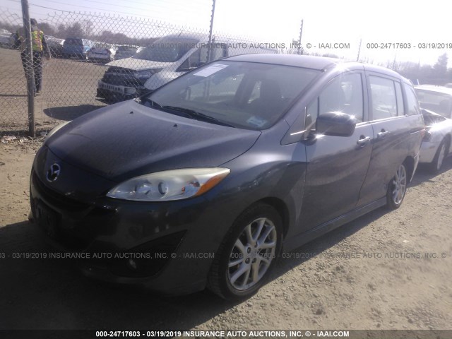 JM1CW2CL4C0105075 - 2012 MAZDA 5 GRAY photo 2