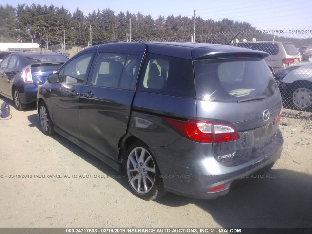 JM1CW2CL4C0105075 - 2012 MAZDA 5 GRAY photo 3