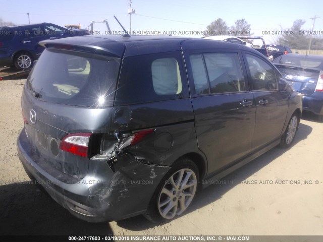 JM1CW2CL4C0105075 - 2012 MAZDA 5 GRAY photo 4