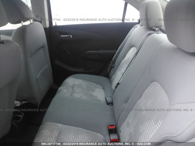 1G1JA5SH6D4247869 - 2013 CHEVROLET SONIC LS RED photo 8