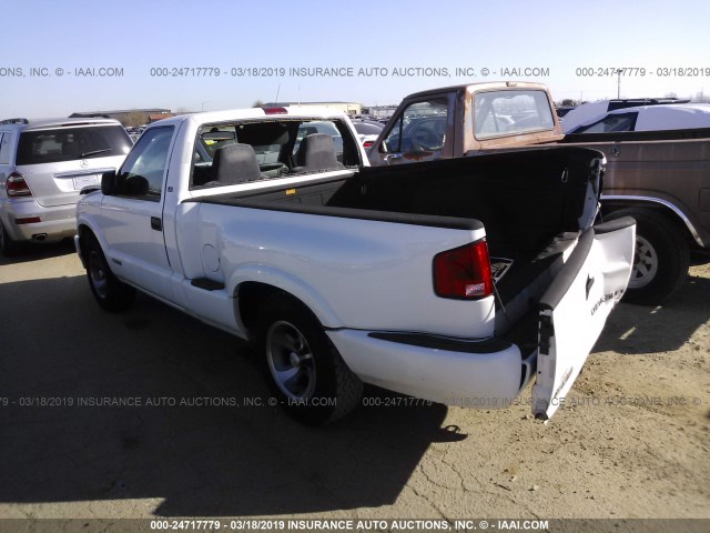 1GCCS1455Y8260278 - 2000 CHEVROLET S TRUCK S10 WHITE photo 3