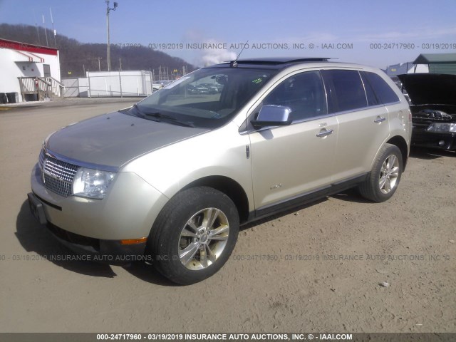 2LMDJ8JC7ABJ26362 - 2010 LINCOLN MKX GOLD photo 2