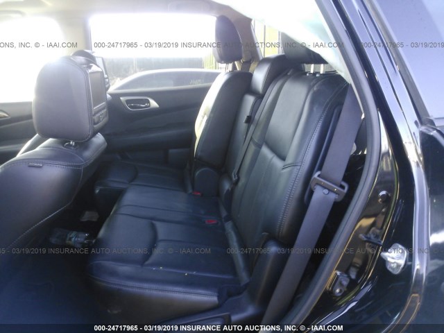 5N1AR2MM1EC610641 - 2014 NISSAN PATHFINDER S/SV/SL/PLATINUM BLACK photo 8
