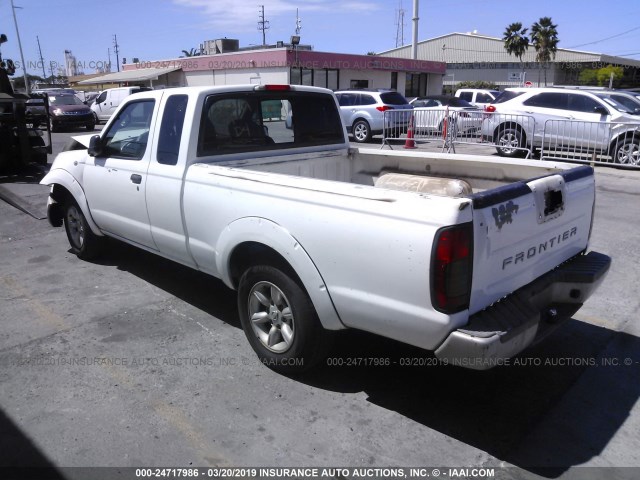 1N6DD26TX4C480388 - 2004 NISSAN FRONTIER KING CAB XE WHITE photo 3