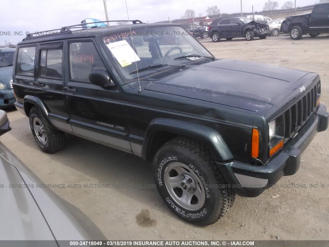 1J4FF68S7XL635804 - 1999 JEEP CHEROKEE SPORT/CLASSIC მწვანე ფოტო 1