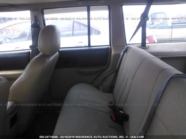 1J4FF68S7XL635804 - 1999 JEEP CHEROKEE SPORT/CLASSIC მწვანე ფოტო 8