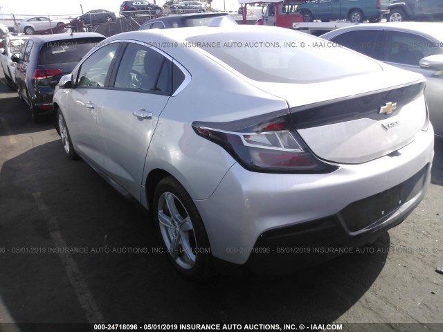 1G1RC6S58GU121641 - 2016 CHEVROLET VOLT LT SILVER photo 3