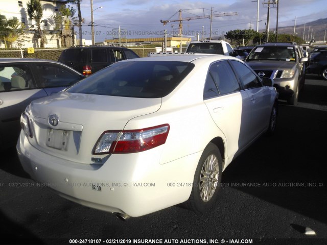 4T1BB46K49U079452 - 2009 TOYOTA CAMRY HYBRID WHITE photo 4