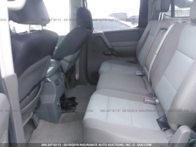 1N6BA07A05N571189 - 2005 NISSAN TITAN XE/SE/LE GRAY photo 8