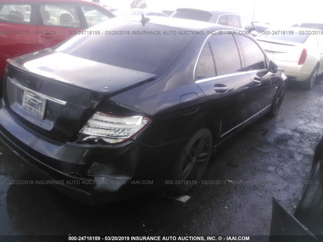 WDDGF4HBXCA670072 - 2012 MERCEDES-BENZ C 250 BLACK photo 4