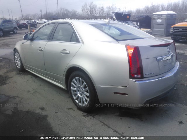 1G6DG5E50D0160693 - 2013 CADILLAC CTS LUXURY COLLECTION TAN photo 3
