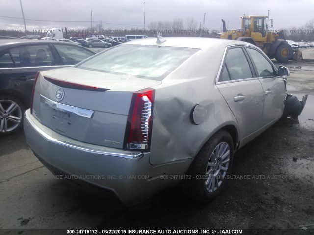 1G6DG5E50D0160693 - 2013 CADILLAC CTS LUXURY COLLECTION TAN photo 4
