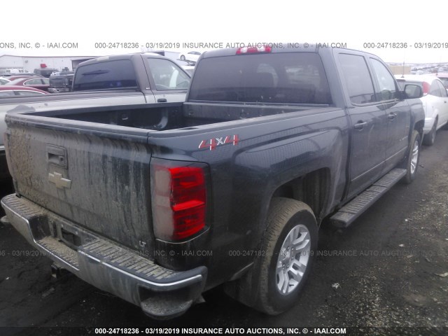 3GCUKREC6JG331892 - 2018 CHEVROLET SILVERADO K1500 LT Pewter photo 4