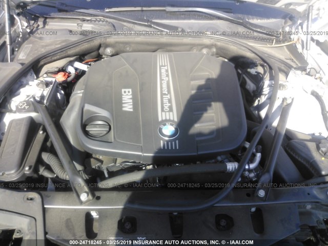 WBAXA5C57ED001871 - 2014 BMW 535 D SILVER photo 10