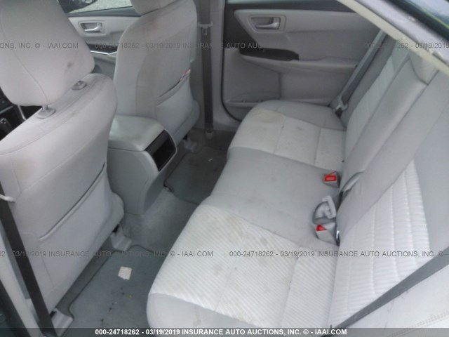 4T1BF1FK4HU318290 - 2017 TOYOTA CAMRY LE/XLE/SE/XSE BLACK photo 8