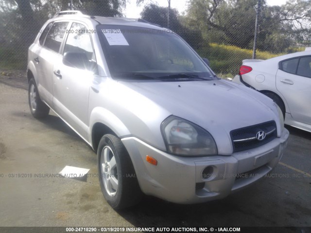 KM8JM12B35U119797 - 2005 HYUNDAI TUCSON GL SILVER photo 1