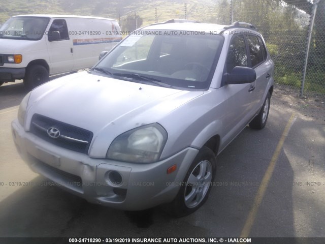 KM8JM12B35U119797 - 2005 HYUNDAI TUCSON GL SILVER photo 2