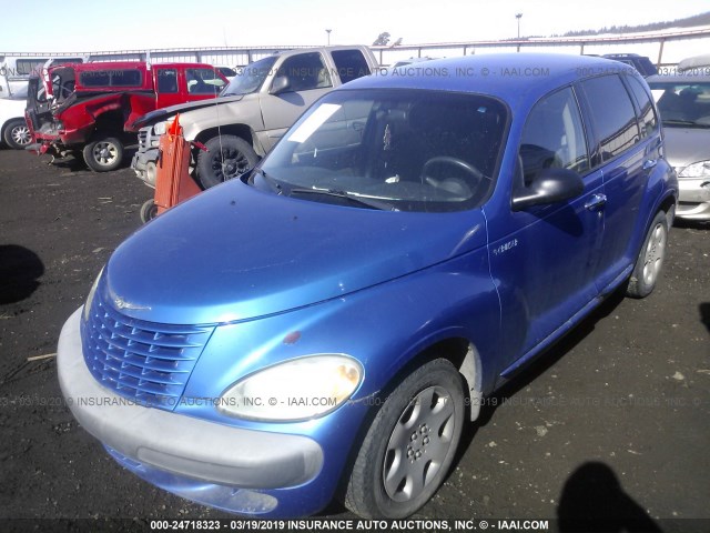 3C4FY58B25T595529 - 2005 CHRYSLER PT CRUISER TOURING BLUE photo 2