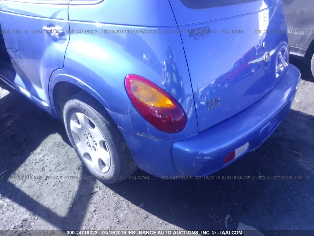 3C4FY58B25T595529 - 2005 CHRYSLER PT CRUISER TOURING BLUE photo 6