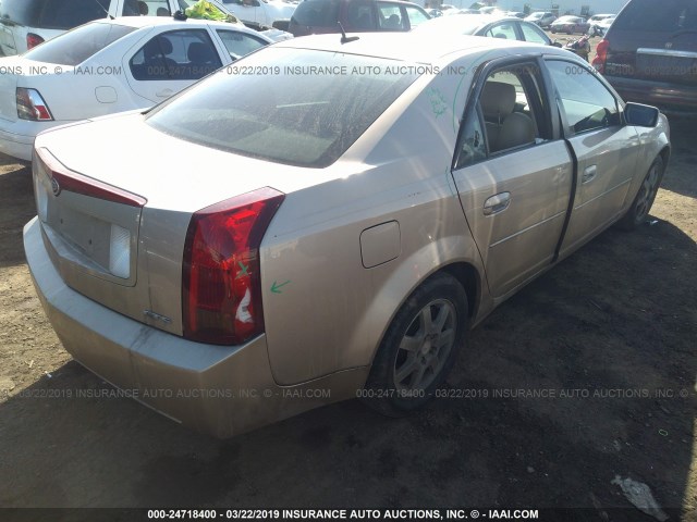 1G6DP577760191313 - 2006 CADILLAC CTS HI FEATURE V6 GOLD photo 4