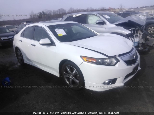 JH4CU2F81CC007437 - 2012 ACURA TSX SE WHITE photo 1