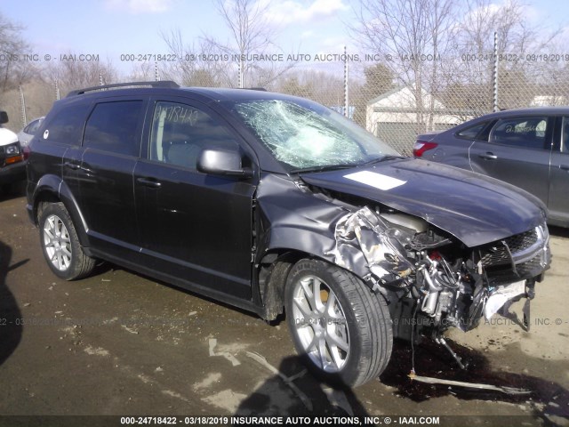 3C4PDDBG1JT184762 - 2018 DODGE JOURNEY SXT GRAY photo 1